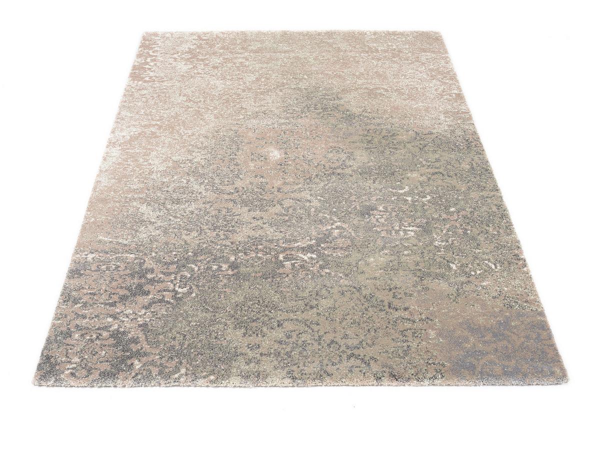 Vintage-Teppich Palermo Braun/Grün 240x290 cm - Braun/Grün, Trend, Textil (240/290cm) - Novel