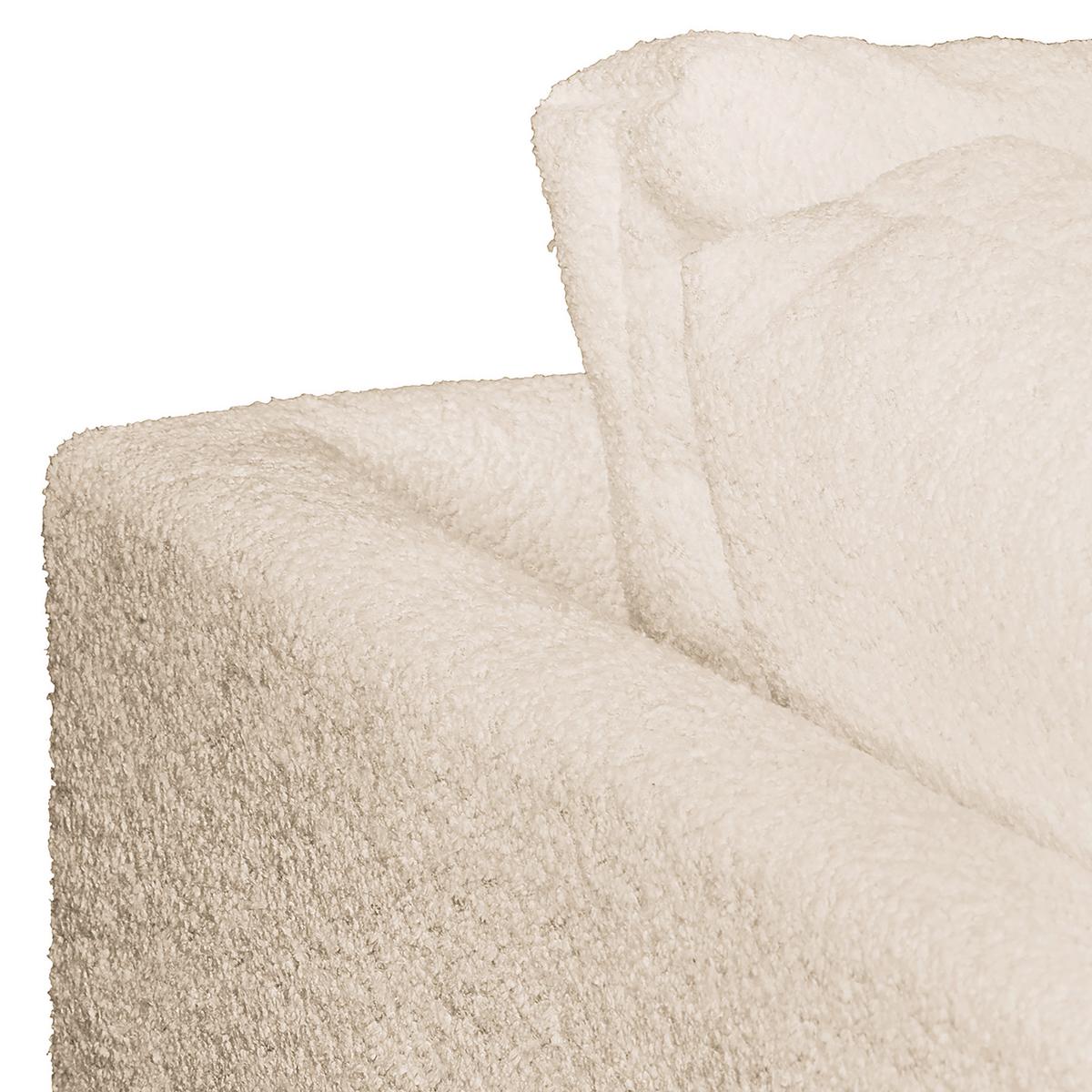 Ecksofa Ariella Weiß S: 161x231 cm - Naturfarben/Weiß, Design, Textil (161/231cm) - Livetastic