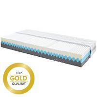 Komfortschaummatratze Silvy Deluxe 90x200cm fest - Weiß, Textil (90/200cm) - Primatex Deluxe