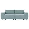 2-sitzer-sofa Looks Ii Hellblau - Schwarz/Hellblau, Design, Textil (242/87/89cm) - LOOKS by W.Joop