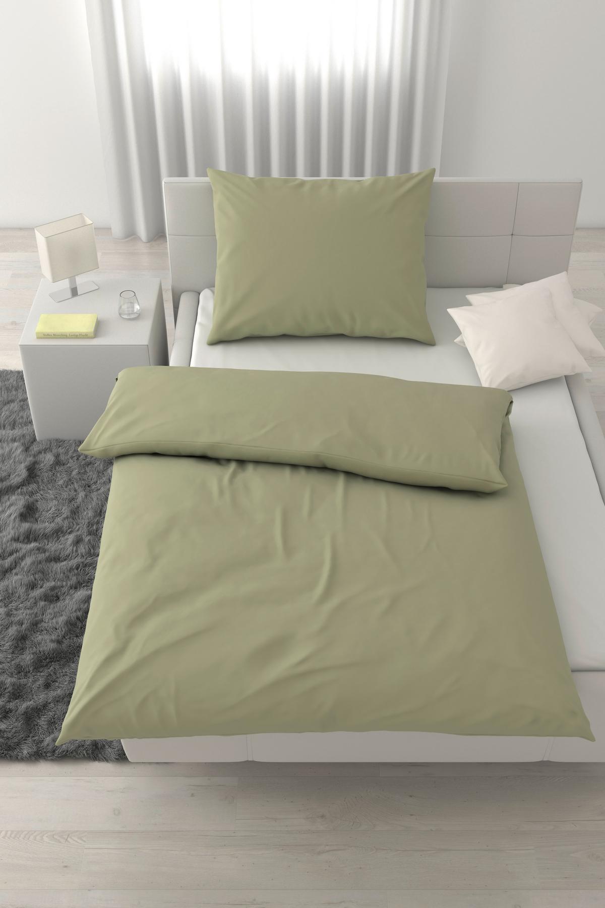 POSTEĽNÁ BIELIZEŇ ELENA - zelená, Modern, textil (140/200cm) - Mömax