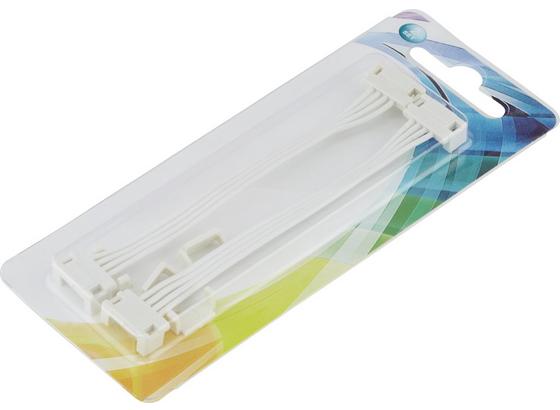 Spojník 38997eb - bílá/průhledná, umělá hmota (10cm) Spojník 38997eb - bílá/průhledná, umělá hmota (10cm)