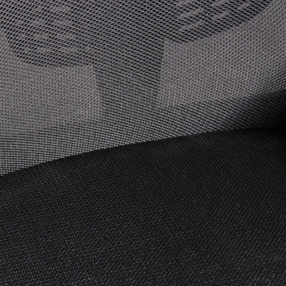 Bürostuhl Cecina Mit Armstützen Netz Schwarz - Silberfarben/Schwarz, MODERN, Kunststoff/Textil (59/114-124/65cm) - MID.YOU