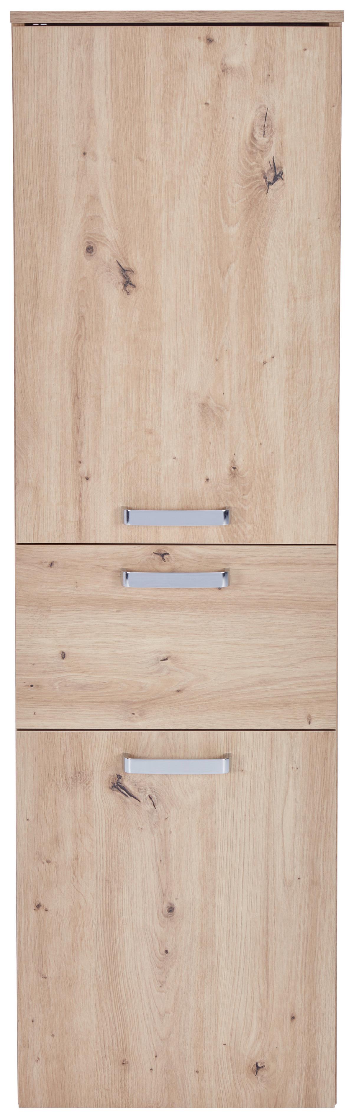 Hochschrank Fresh B: 40 cm, Eiche Artisan - Eiche Artisan, KONVENTIONELL, Holzwerkstoff (40/147/38,5cm) - Ondega