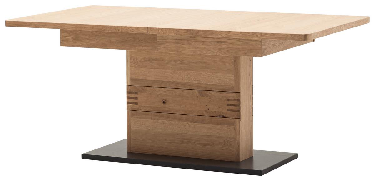 Esstisch ausziehbar Salvador 180-280x100 cm Anthrazit/Eiche - Eichefarben/Anthrazit, Design, Holz/Holzwerkstoff (180/100/77cm) - Livetastic