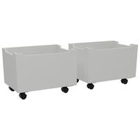 BETTSCHUBKASTEN Forrest Weiß B: 57cm - Weiß, MODERN, Holz (57/32,5/40cm) - Vipack