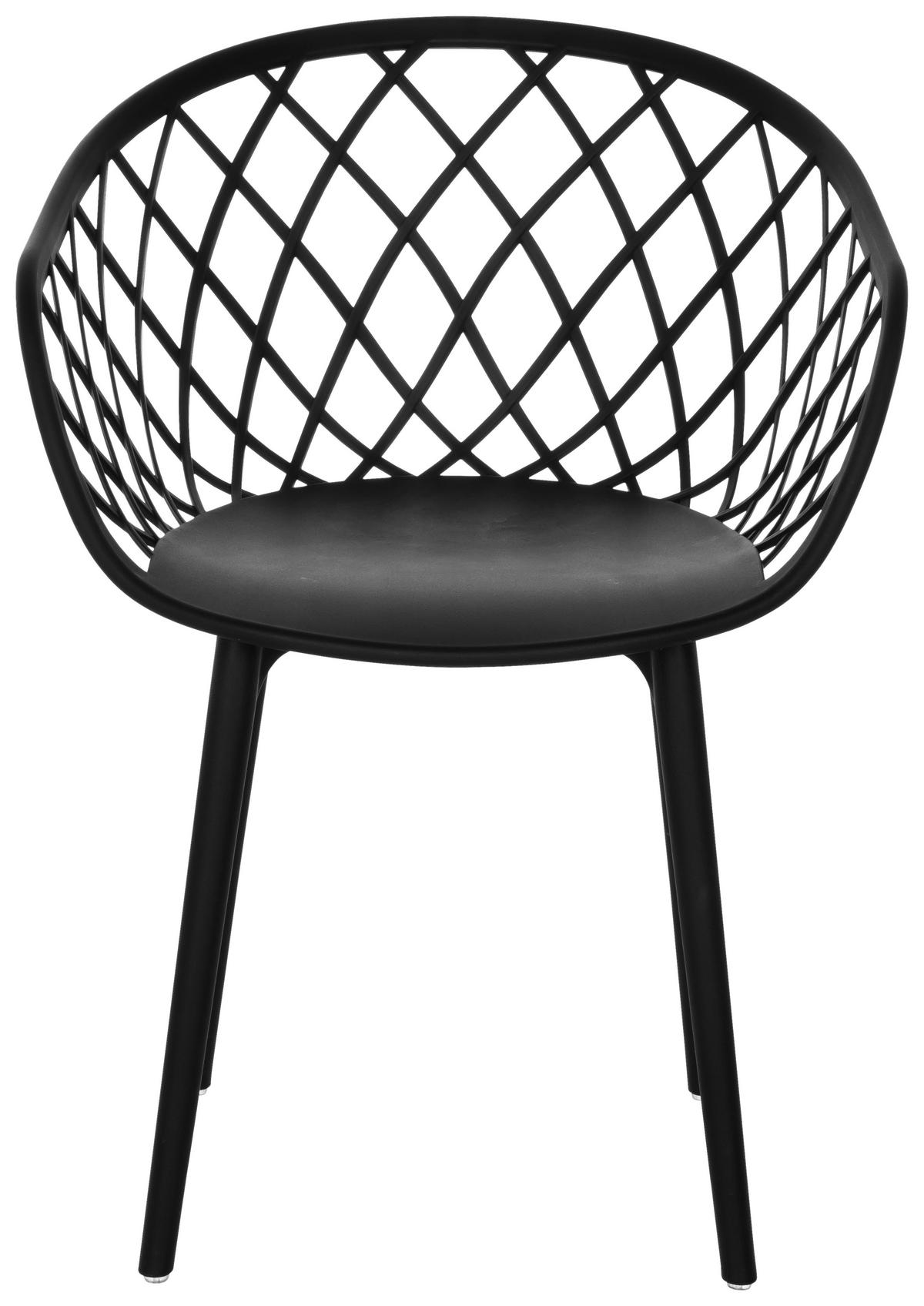 Besucherstuhl Begio B - Schwarz, Basics, Kunststoff (57/76/53cm) - MID.YOU