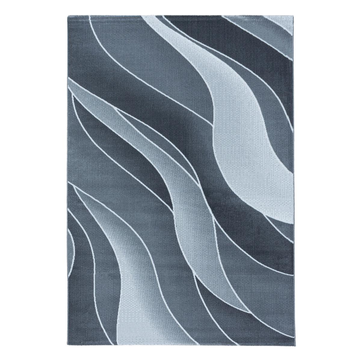 Webteppich Grau Costa 200x290 cm - Grau, Design, Textil (200/290cm)