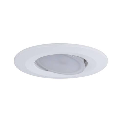 LED-Deckenleuchte Ø 9 cm Weiß Matt Rund - Weiß, Basics, Kunststoff (9cm) - Paulmann