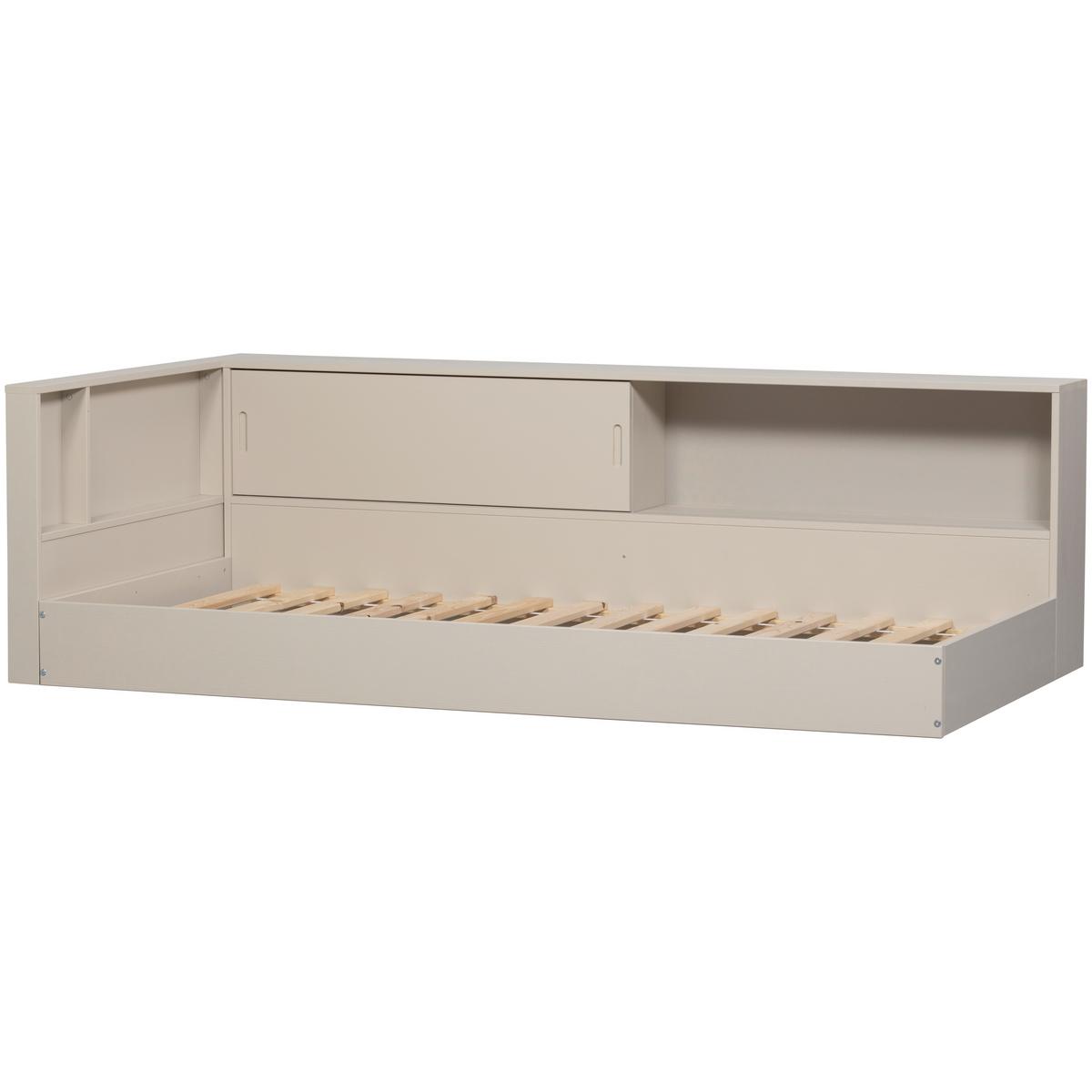 BODENBETT. Carter Grau 90x200cm - Grau, Basics, Holz (90/200cm) - MID.YOU