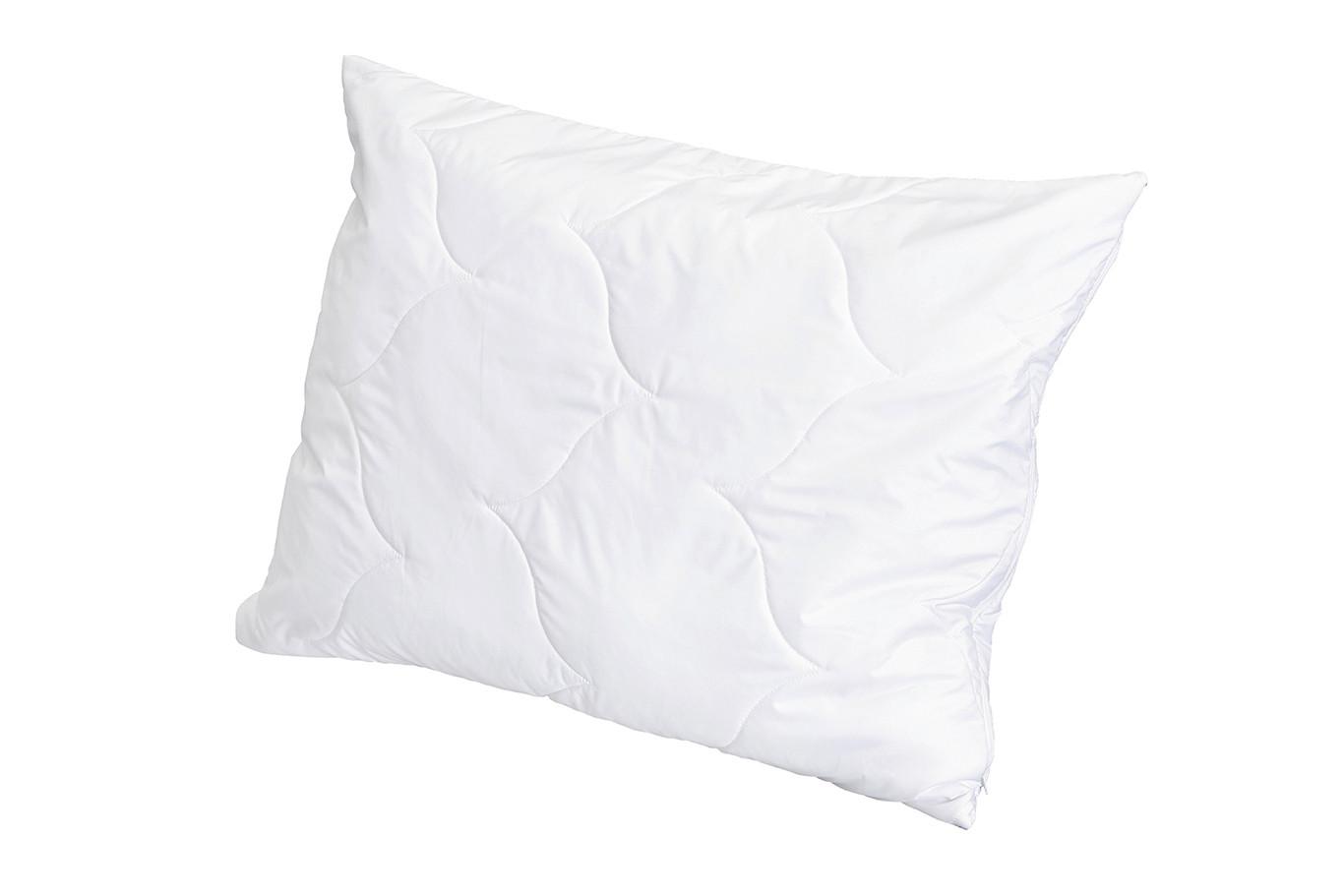 Vankúš pod hlavu Kansas, 70/90cm, biela - biela, Konventionell, textil/papier (90/70cm)