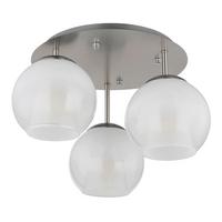 Deckenleuchte Barry Chromfarben Klar D: 41cm - Klar/Chromfarben, Basics, Glas/Metall (41/28.5cm) - Globo