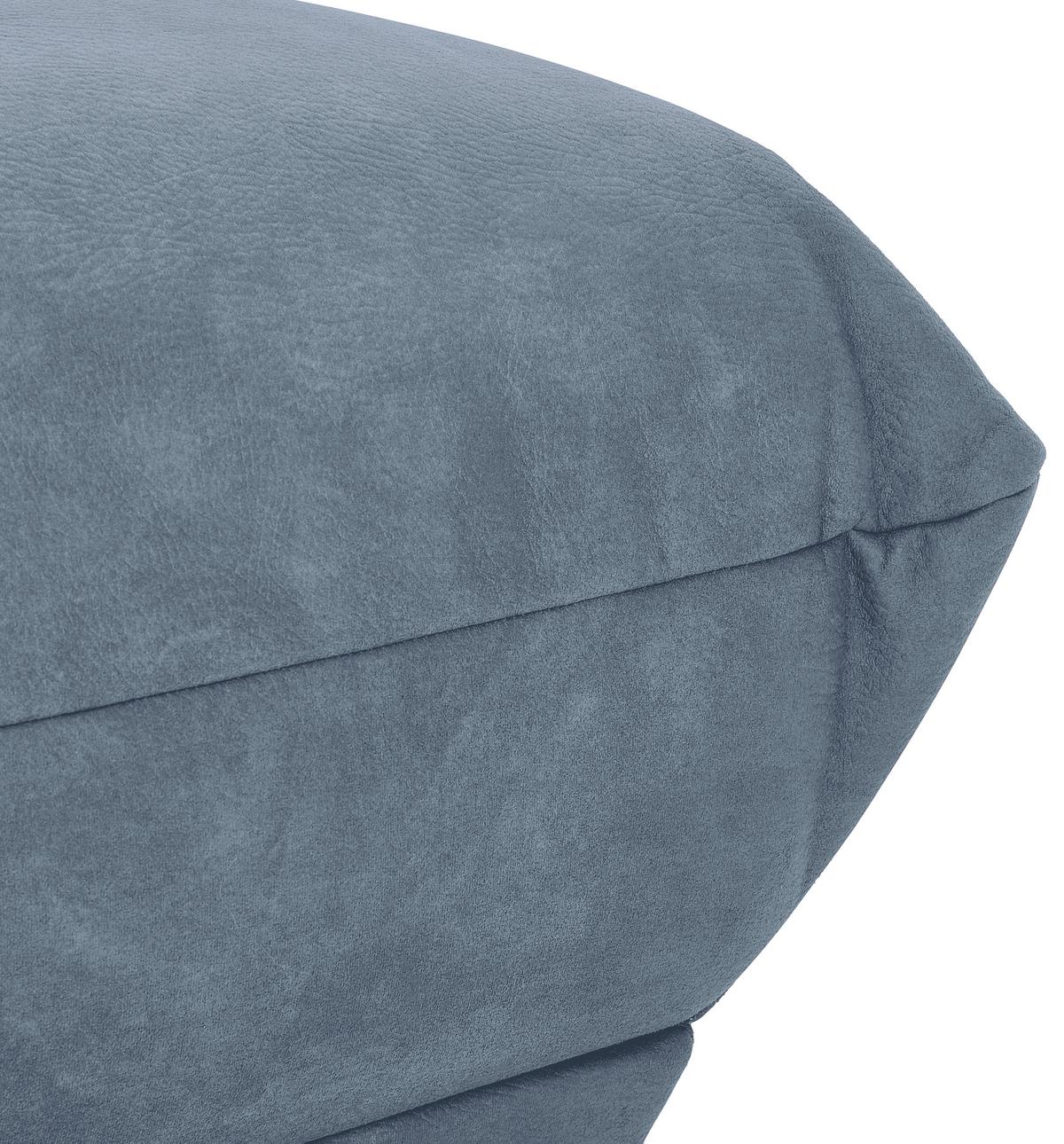 Ecksofa Giselle Blaugrau/grau S: 185x315 Cm - Blaugrau/Grau, Trend, Textil (185/315cm) - Livetastic