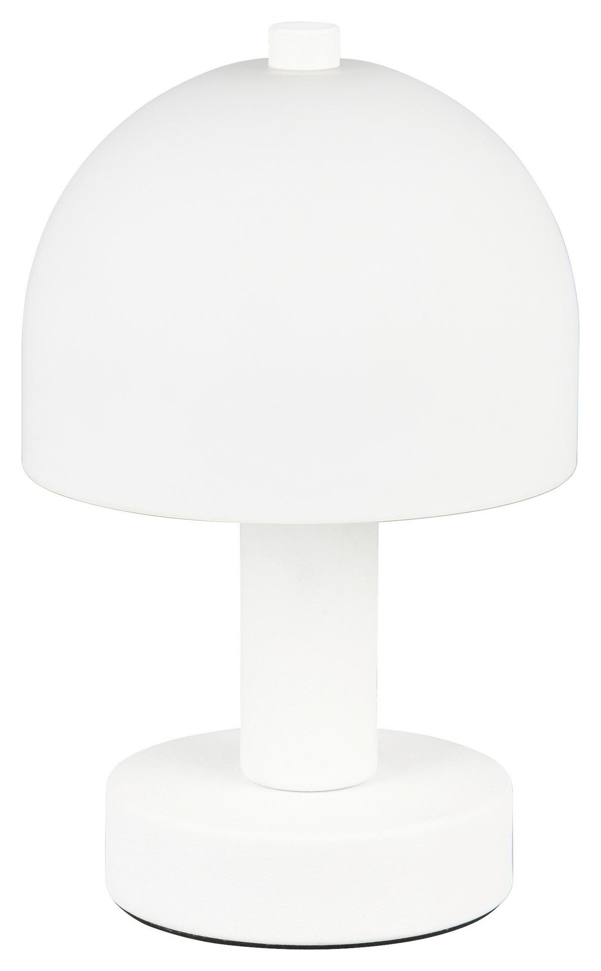 Tischleuchte Mio - Weiß, Basics, Glas/Metall (9/19cm) - James Wood