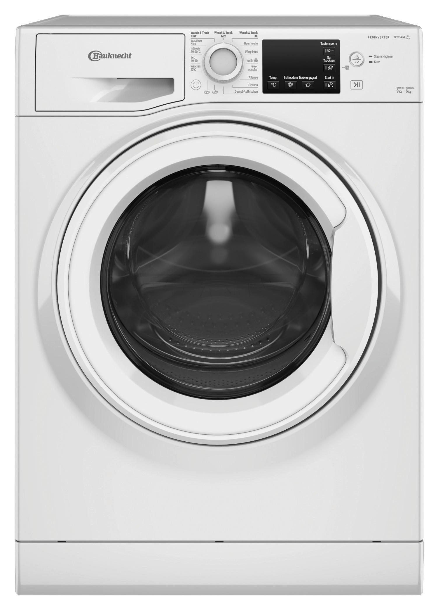 Waschtrockner Watk Pure 96 43 N - Weiß, Trend (59,5/85/54cm) - Bauknecht