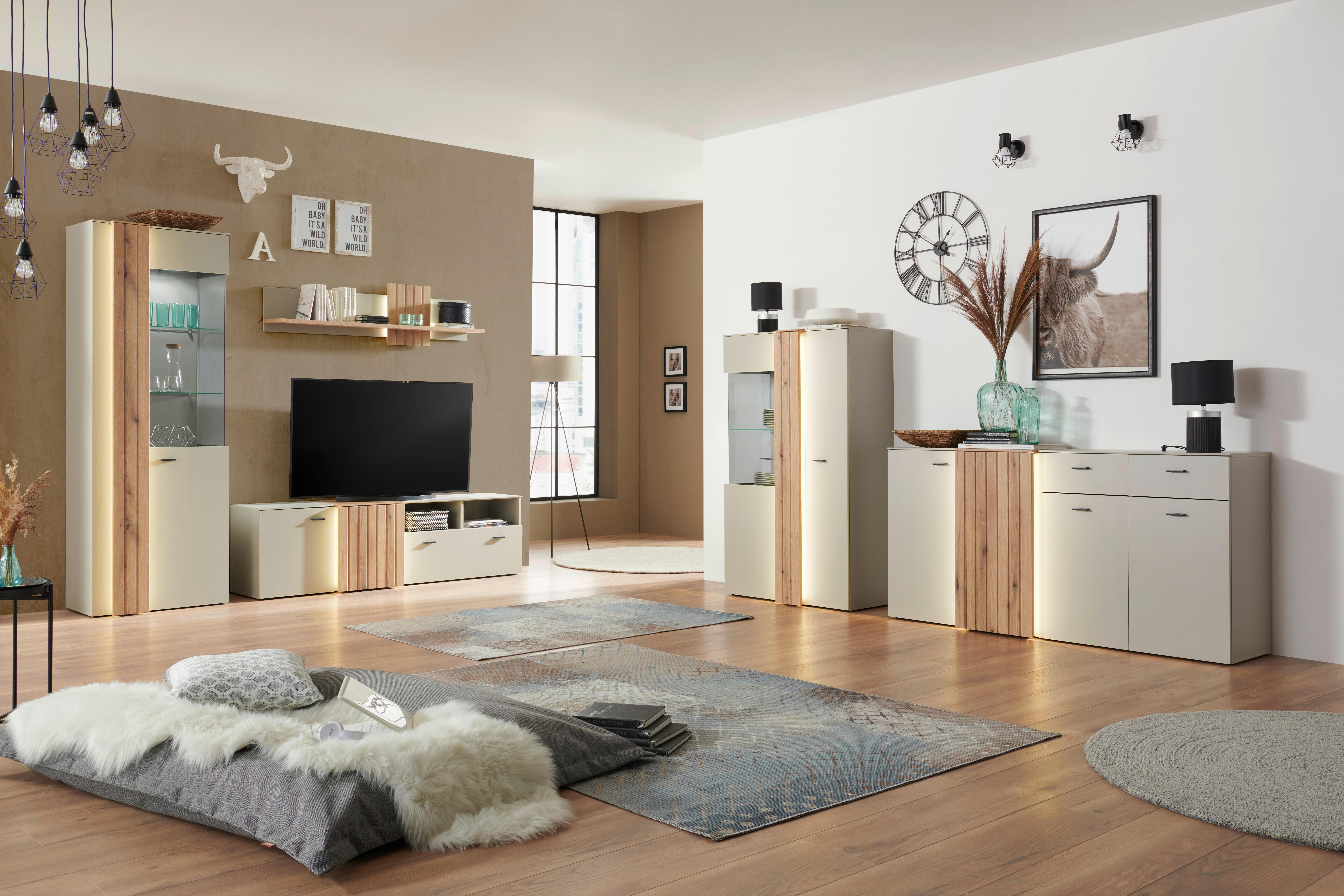 Vitrine SANTANA mit LED-Beleuchtung