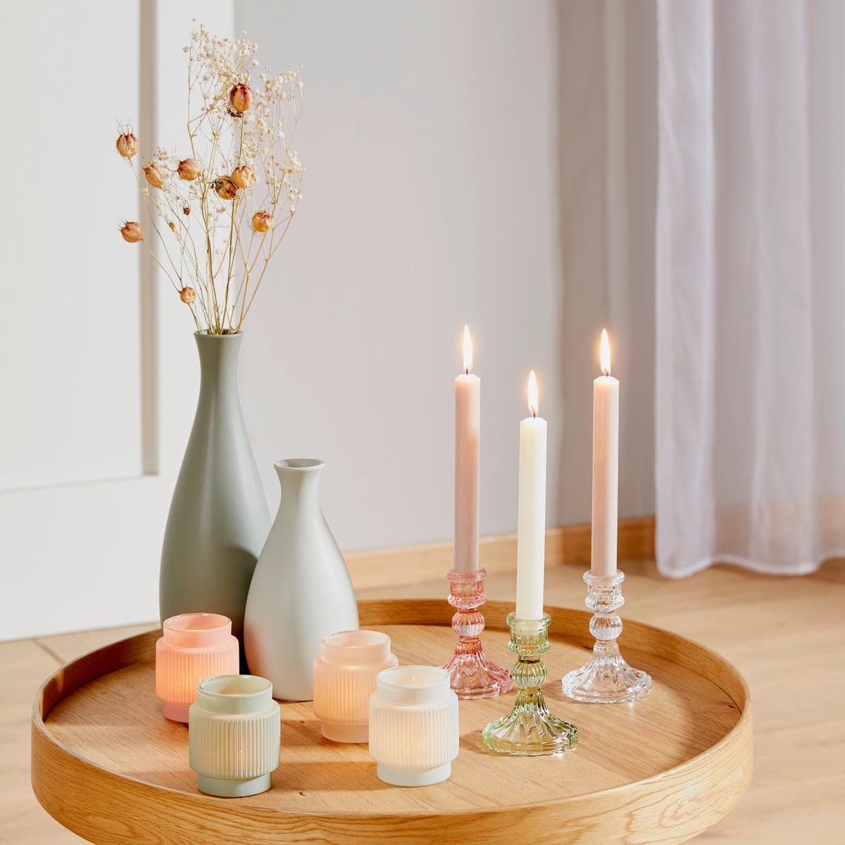 Vase Aurelian Bauchig Porzellan Blau H: 20 cm - Blau, KONVENTIONELL, Keramik (10/20/10cm)