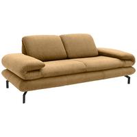 2,5-Sitzer Looks Xiii - Messingfarben/Schwarz, Design, Textil (224/83/98cm) - LOOKS by W.Joop