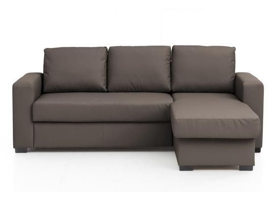 Wohnlandschaft Cristiano ca. 220x150 cm - Braun, Basics, Textil (220/150cm) - Carryhome Wohnlandschaft Cristiano ca. 220x150 cm - Braun, Basics, Textil (220/150cm) - Carryhome
