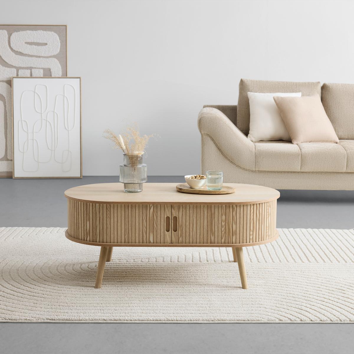 KONFERENČNÍ STOLEK SKANDY II - přírodní barvy, Konvenční, dřevo/kompozitní dřevo (100/50/40cm) - Premium Living