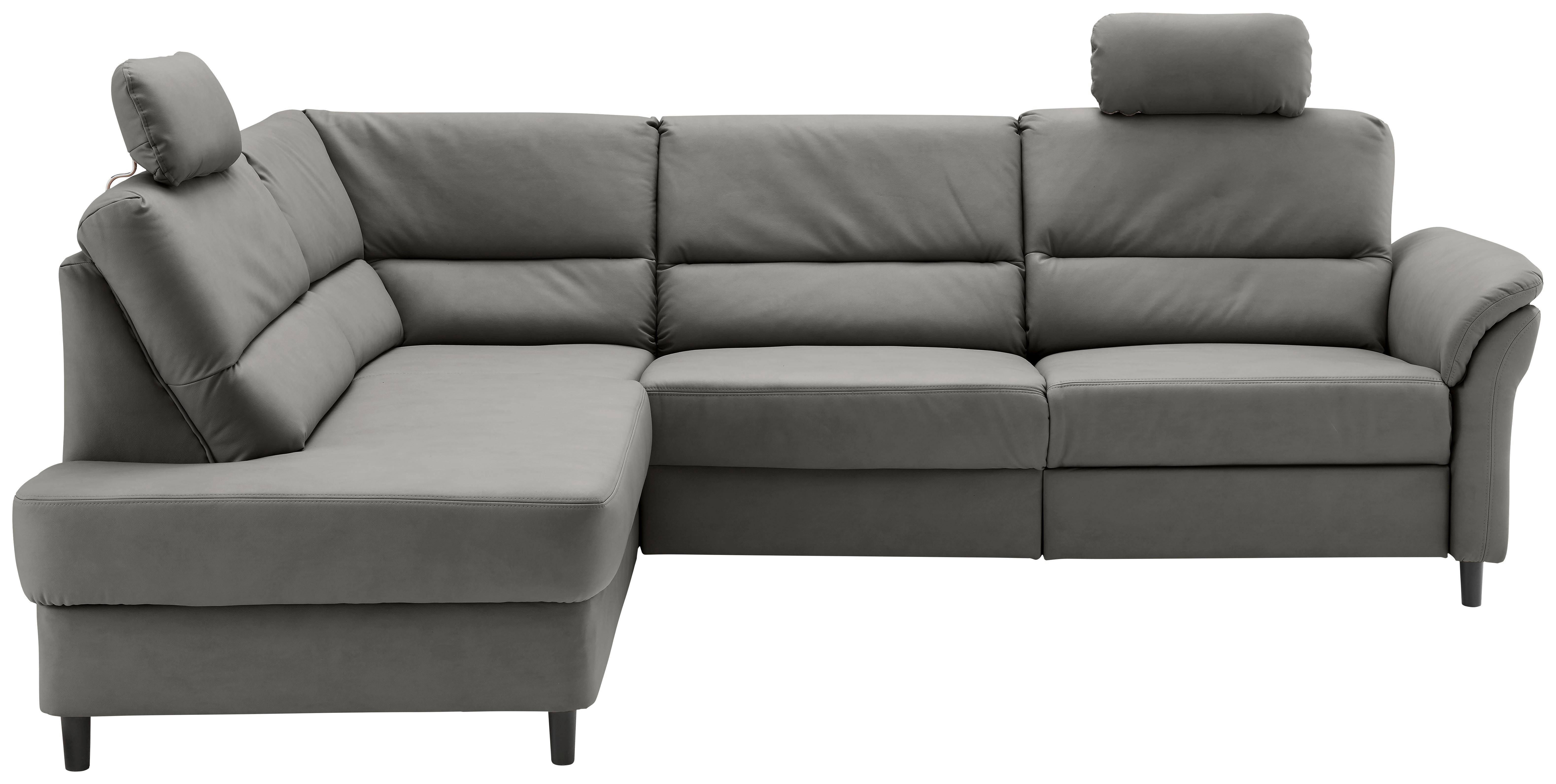 Ecksofa Cavoli, Grau S: 190x266 cm - Schwarz/Grau, MODERN, Textil (190/266cm) - Livetastic