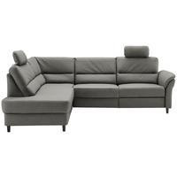 Ecksofa Cavoli, Grau S: 190x266 cm - Schwarz/Grau, MODERN, Textil (190/266cm) - Livetastic