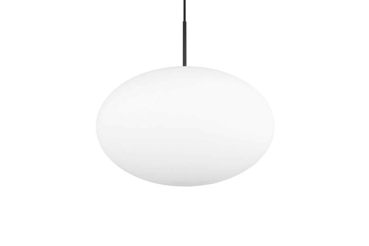 Hängeleuchte 363190132 Fomento - Schwarz/Weiß, Basics, Glas/Metall (40/150cm) - Trio Leuchten