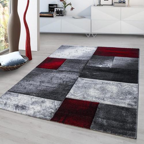 Webteppich Rot Naturfaser Hawaii 80x150 cm - Rot, KONVENTIONELL, Textil (80/150cm)