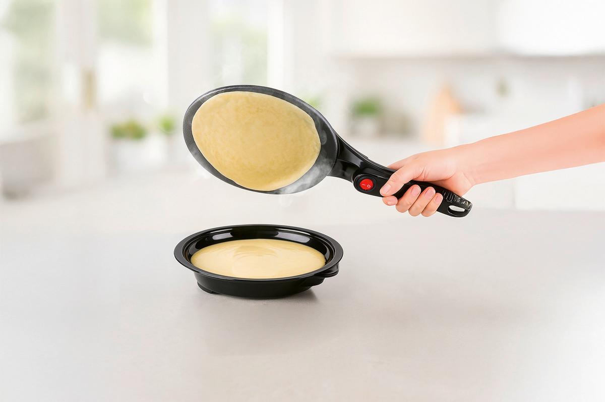 Crepe Maker 750 Watt - Schwarz, Basics, Kunststoff/Metall (41,5/20/6cm)