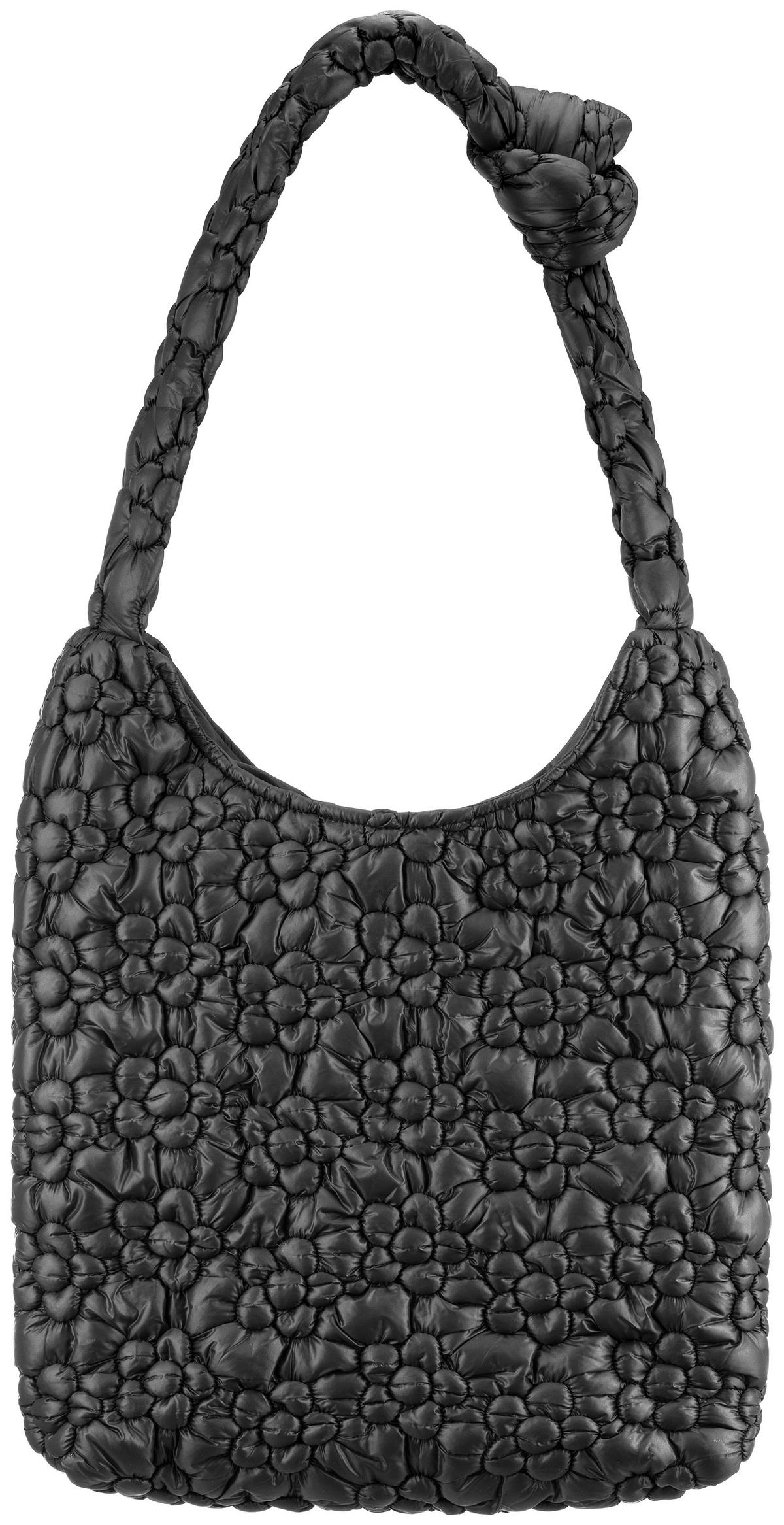 Schultertasche Renate - Schwarz, KONVENTIONELL, Textil (45/84cm) - Luca Bessoni