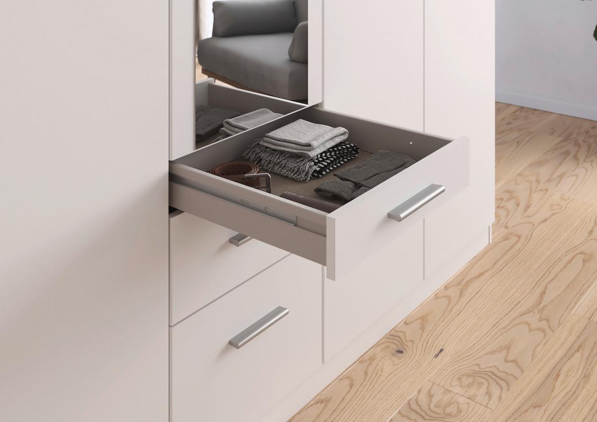 Drehtürenschrank Hildesheim Weiß B: 226 Cm - Weiß, Design, Holzwerkstoff (226/229/54cm) - Rauch Möbel