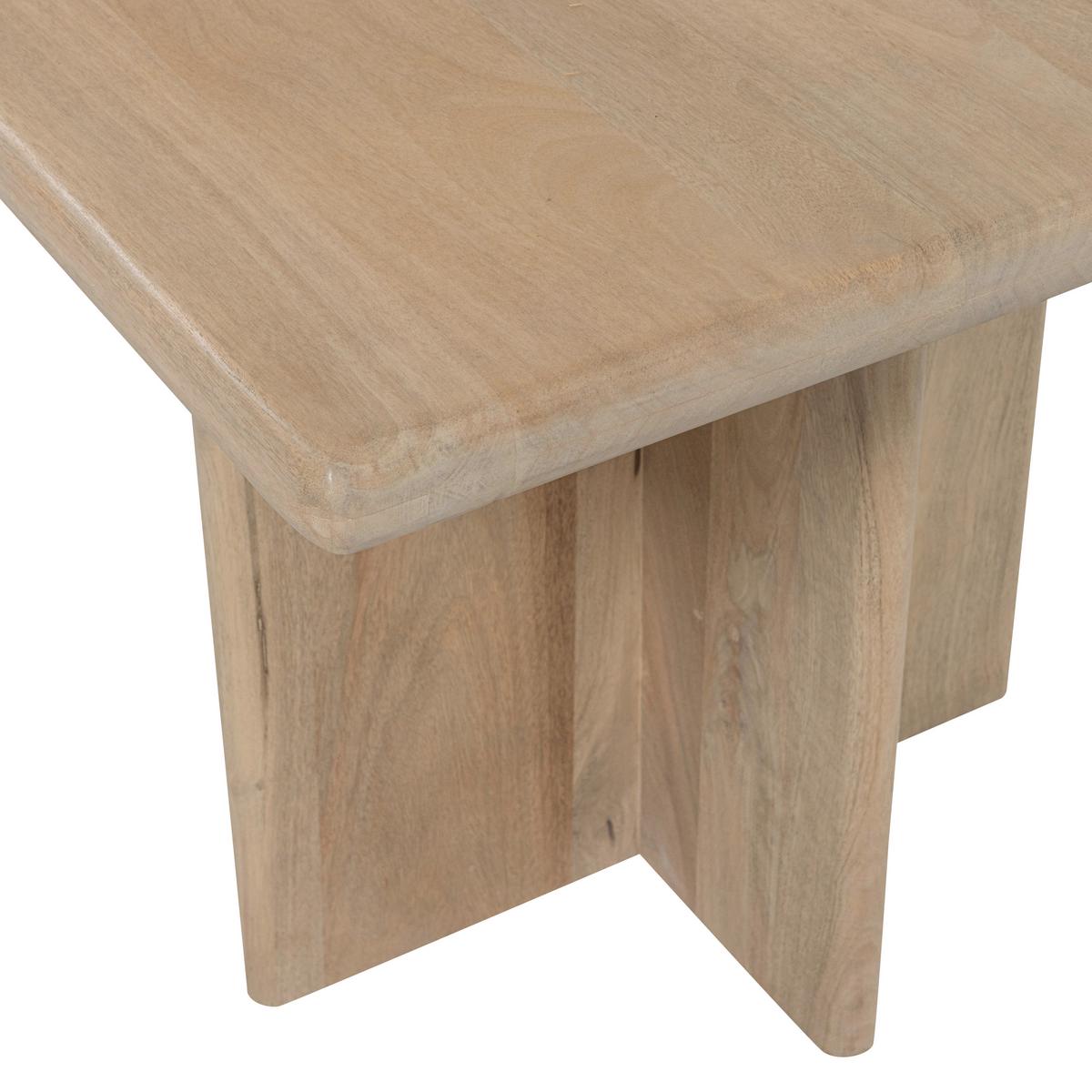 ESSTISCH Ato Naturfarben L: 220cm - Naturfarben, MODERN, Holz (220/90/76cm) - Livetastic