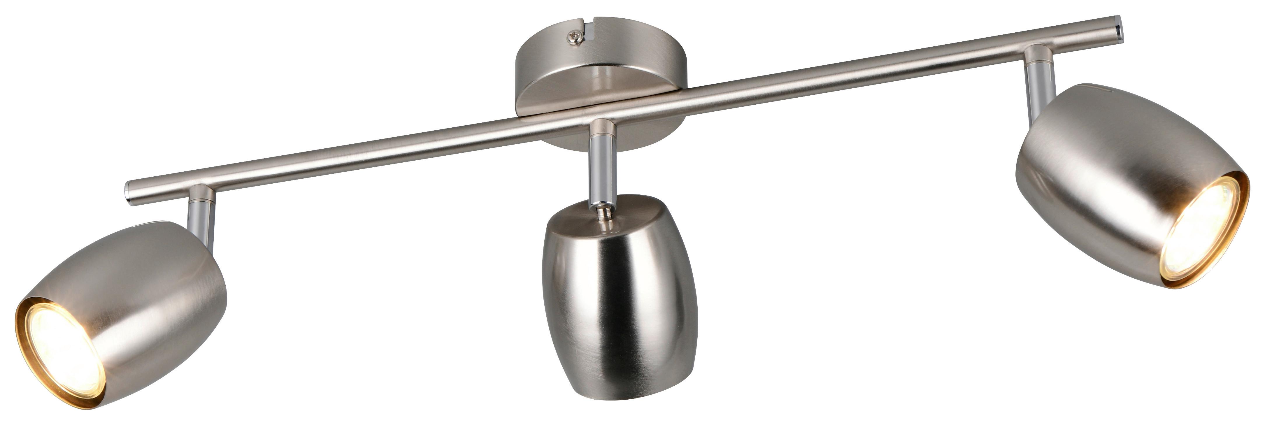 Strahler Greta - Nickelfarben, KONVENTIONELL, Kunststoff/Metall (56/15,5/8cm) - Luca Bessoni