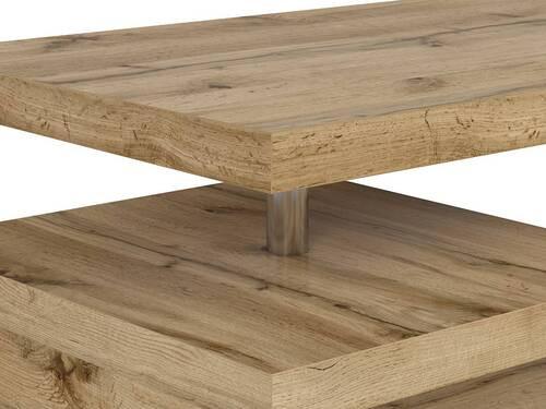 Couchtisch Glimp Coffee Table - Eiche Wotan, Design, Holzwerkstoff (120/60/45cm)