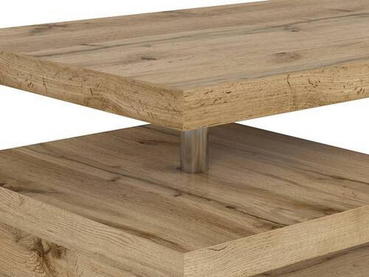 Couchtisch Glimp Coffee Table - Eiche Wotan, Design, Holzwerkstoff (120/60/45cm)