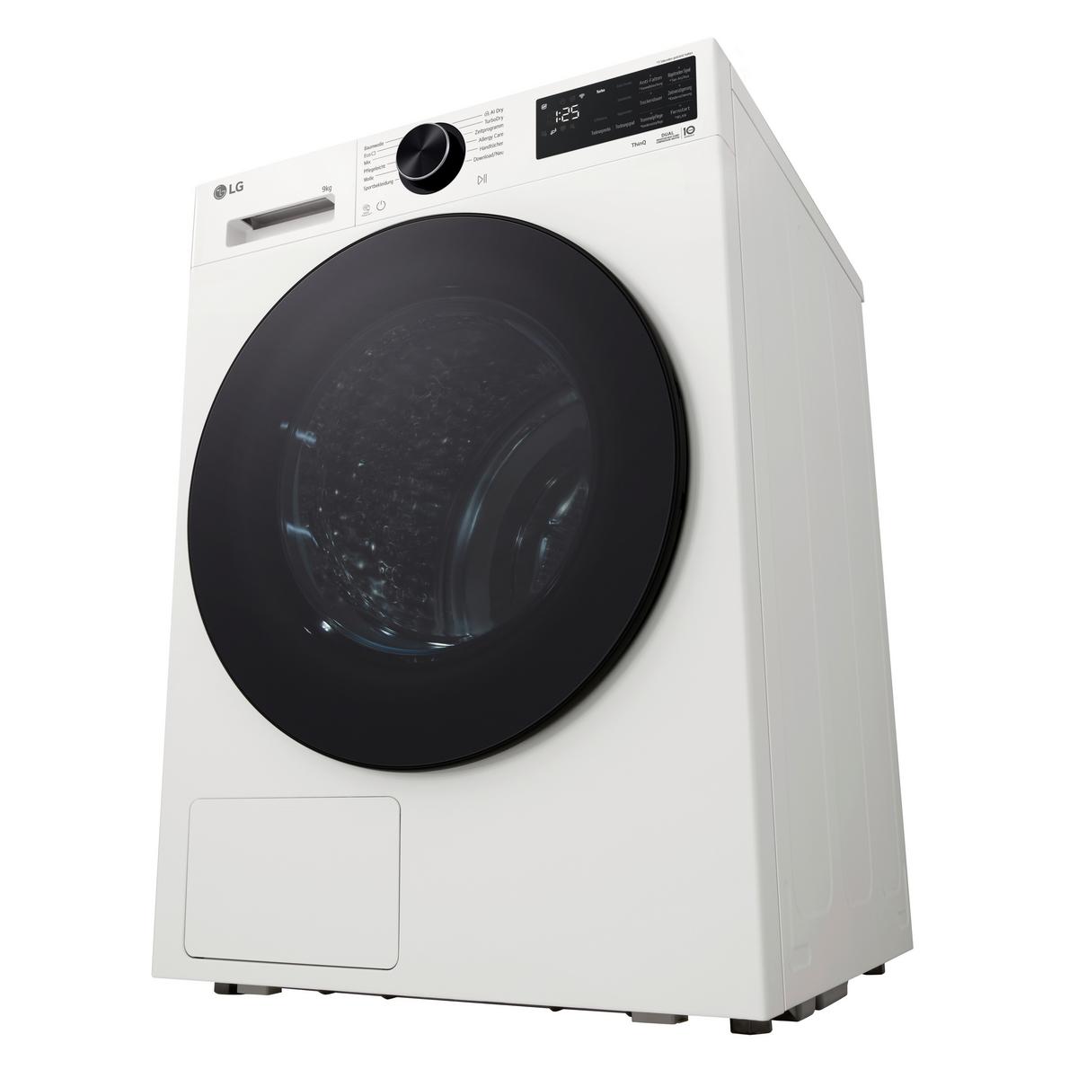 Wärmepumpentrockner Rt90x7 Füllmenge ca. 9kg - Weiß, Basics, Metall (60/85/66cm) - LG