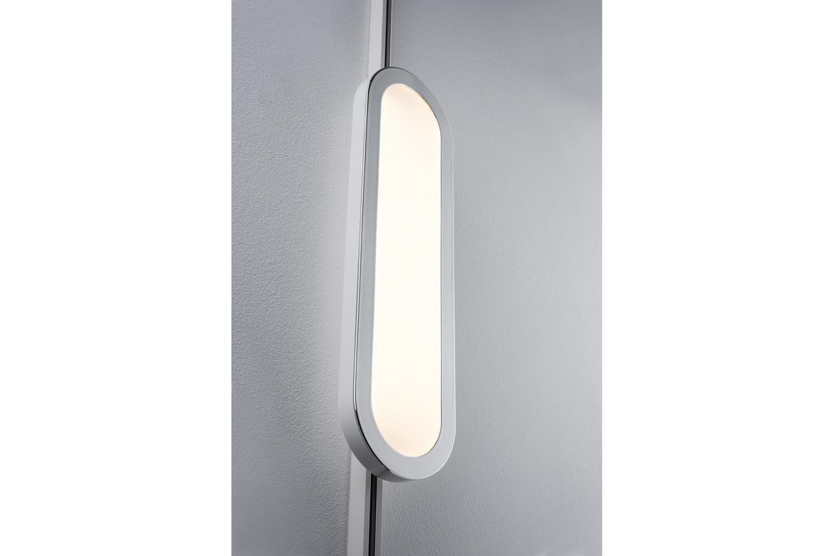 Schienensystem Urail Strahler 95320 LED-Spotkopf Schwenkbar - Chromfarben/Weiß, Design, Kunststoff/Metall (38/3,5/11cm) - Paulmann