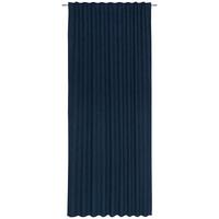 HOTOVÝ ZÁVĚS LEO, 135/255cm, tm.modrá - tmavě modrá, textil (135/255cm) - Premium Living