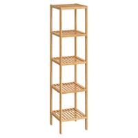 Badezimmerregal Naturfarben B: 33 cm - Naturfarben, Basics, Naturmaterialien (33/146/33cm)