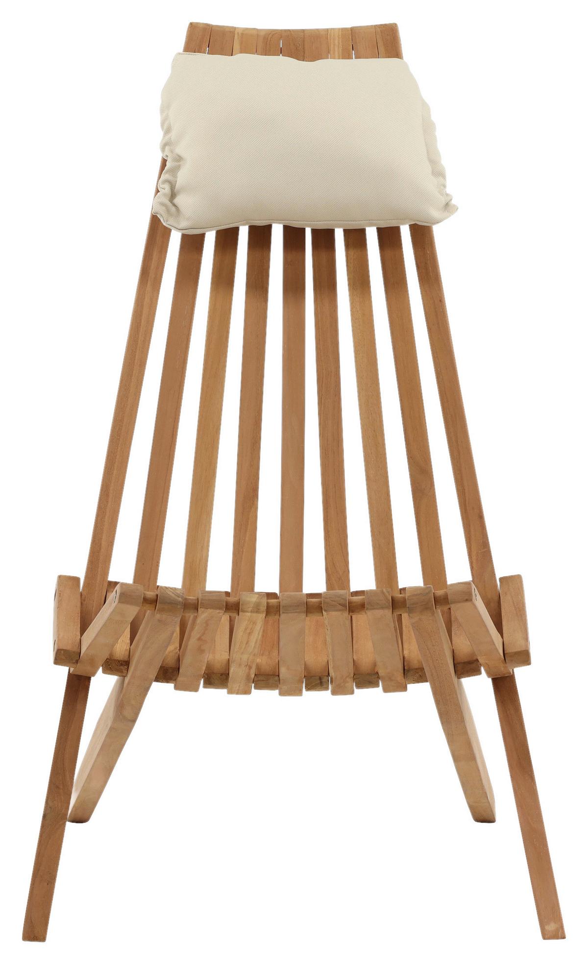 Loungesessel Kenya - Goldfarben, KONVENTIONELL, Holz (86/100/68cm) - Gardenson