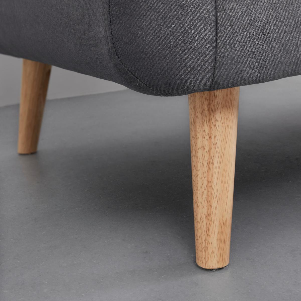 Sedací souprava TAMARA šedá - šedá/tmavě šedá, Moderní, dřevo/textil (196/82/143cm) - Bessagi Home