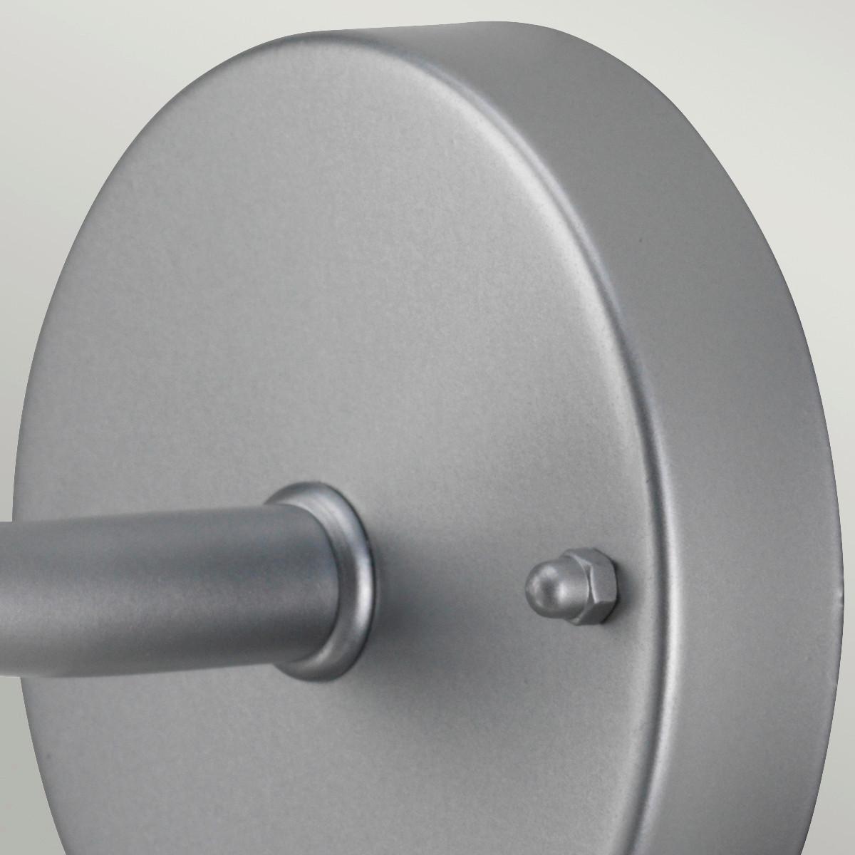 Außenwandleuchte Klampenborg - Silberfarben, KONVENTIONELL, Glas/Metall (27.5/25.5/42cm) - Elstead Lighting