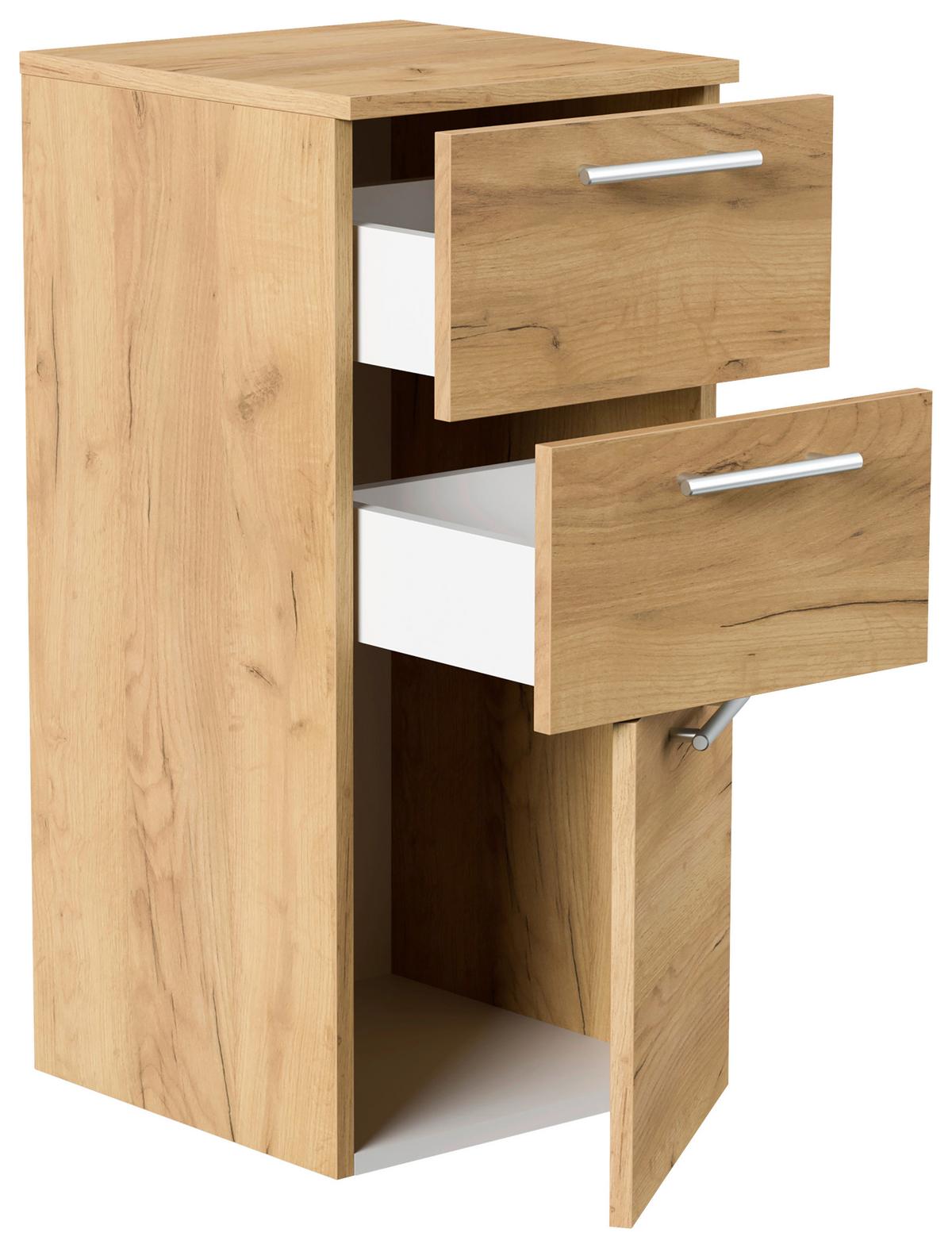 MIDISCHRANK Eichefarben B: 35,2cm - Eichefarben, Basics, Holzwerkstoff (35,2/75/36,8cm) - MID.YOU