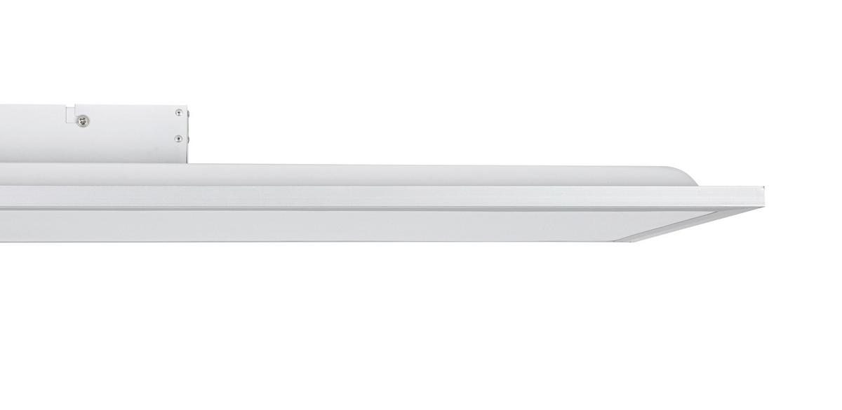 STROPNÍ LED SVÍTIDLO CORNELIUS -AKT- - bílá/barvy stříbra, Moderní, kov/plast (120/30/7,5cm) - Mömax