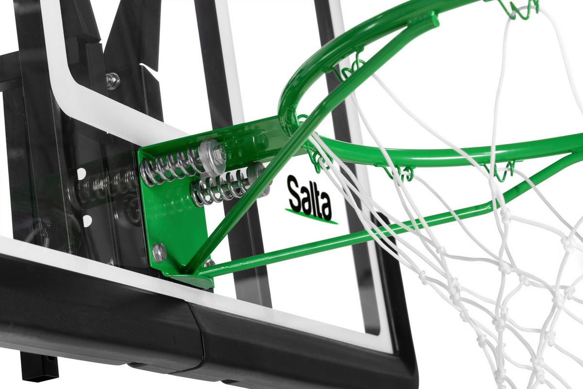 Basketballständer Salta Center Mit Korb - Transparent/Schwarz, KONVENTIONELL, Kunststoff/Metall (110/71/60cm) - Salta