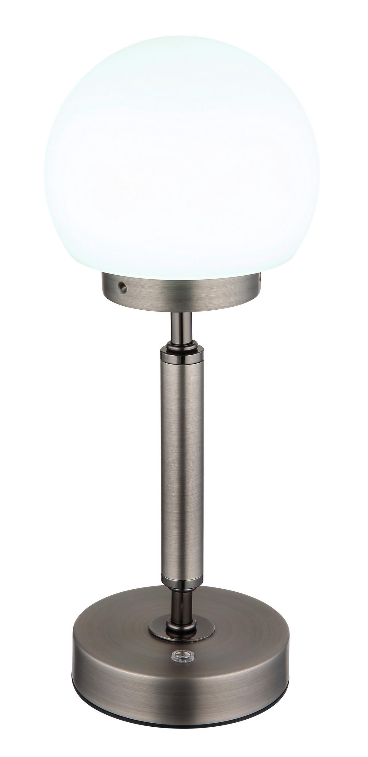 Led-tischleuchte 21033a - Anthrazit/Opal, Basics, Glas/Kunststoff (11,5/28,5cm) - Globo