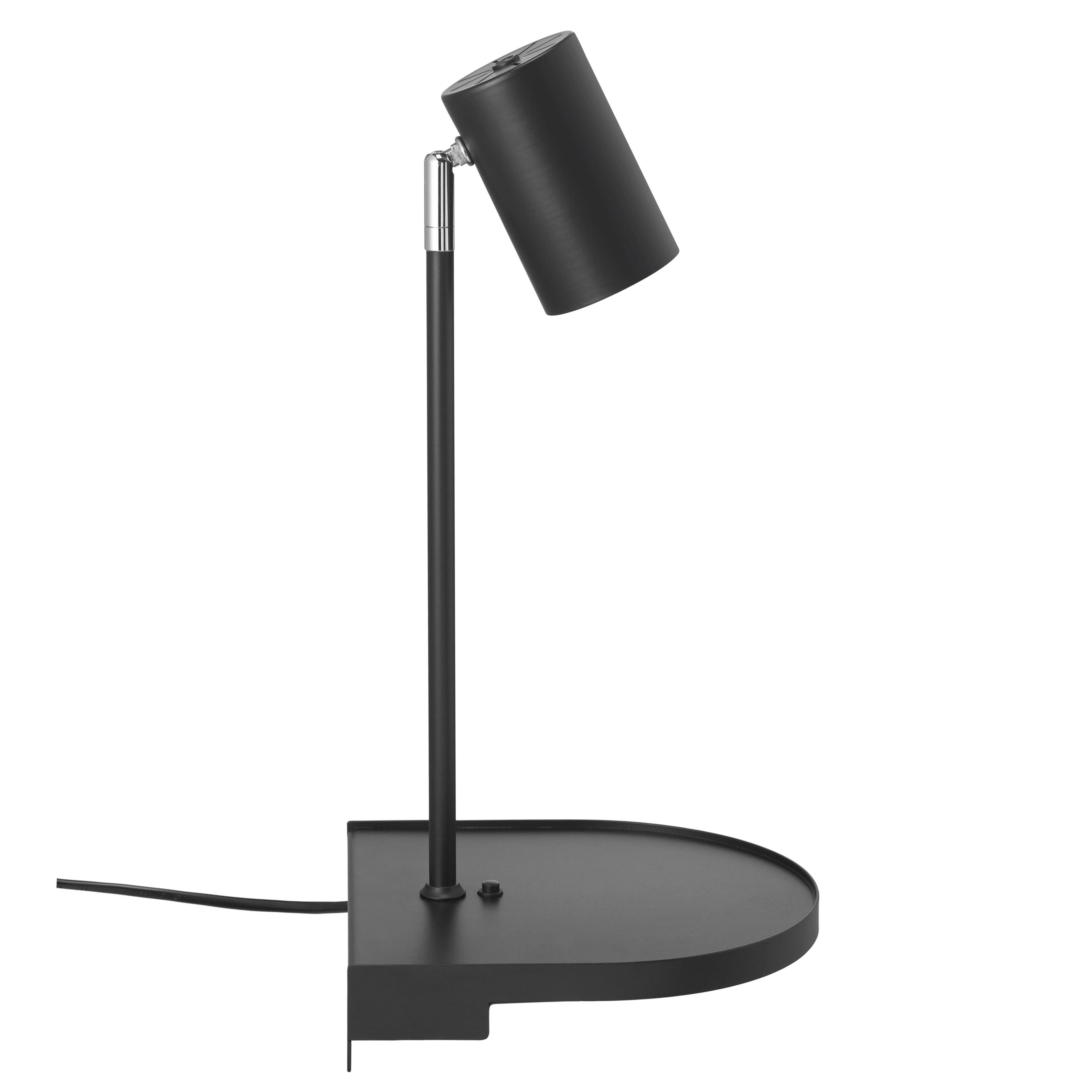 Wandleuchte Cody Wala Schwarz L: 20 cm - Schwarz, Design, Metall (20/20/42,9cm) - Nordlux