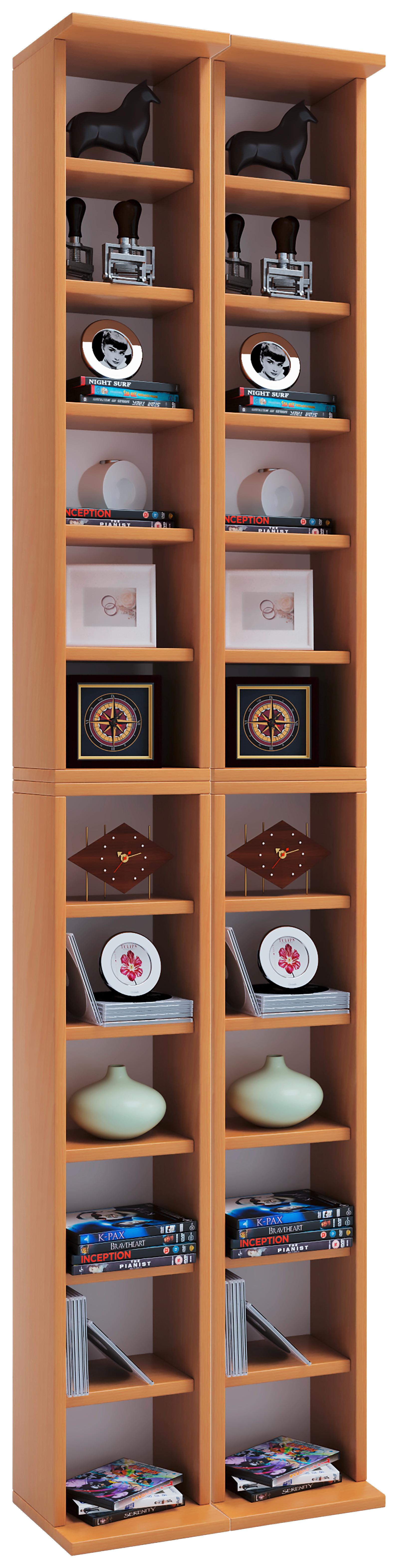 CD-Regal Almera B: 42 cm Buche Dekor