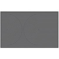 DVEŘNÍ ROHOŽKA OSKAR - černá, Konvenční, textil (50/80cm)