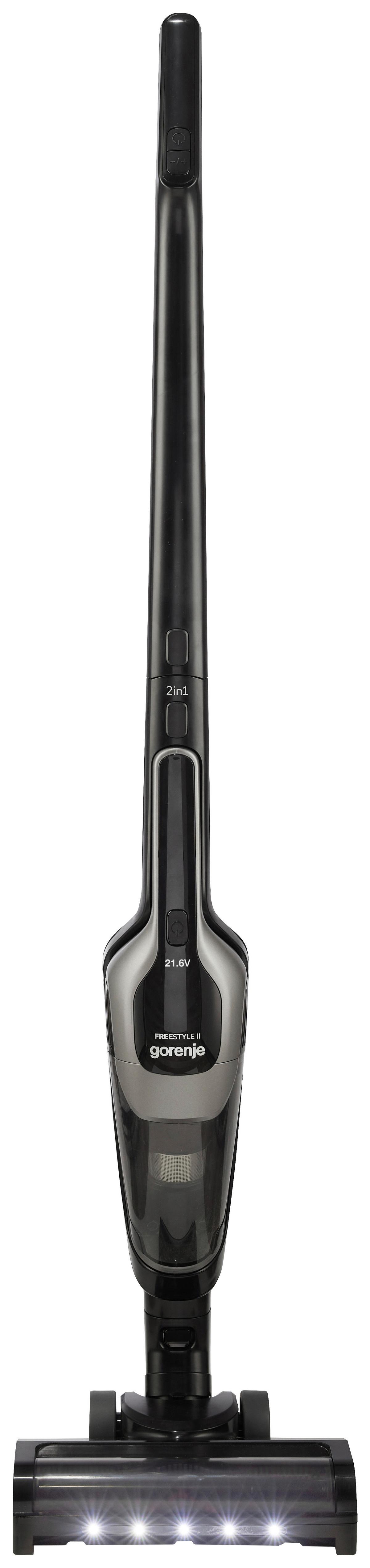 Akku Bodenstaubsauger Svc216110fsiibka - Dunkelgrau, Basics, Kunststoff (26/118/17cm) - Gorenje